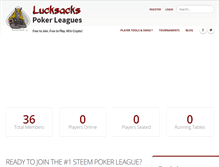 Tablet Screenshot of lucksacks.com